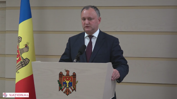 Dodon îi răspunde lui Candu, care a spus că Parlamentul poate cu UȘURINȚĂ să-l SUSPENDE din funcție