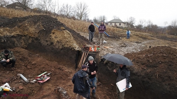 FOTO // Șanțurile săpate pentru sistemul de canalizare al unui sat din raionul Călărași au scos la iveală o așezare din timpul culturii Cucuteni-Tripolie, cea mai veche civilizație din Europa: Descoperirile arheologilor la Nișcani