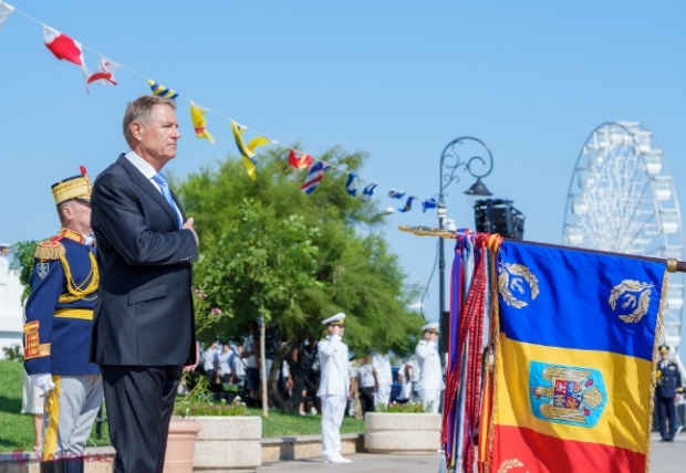 Ziua Marinei Române. Klaus Iohannis: Pe țărmul Mării Negre, în vecinătatea războiului, vedem cum România are cele mai solide garanţii de securitate