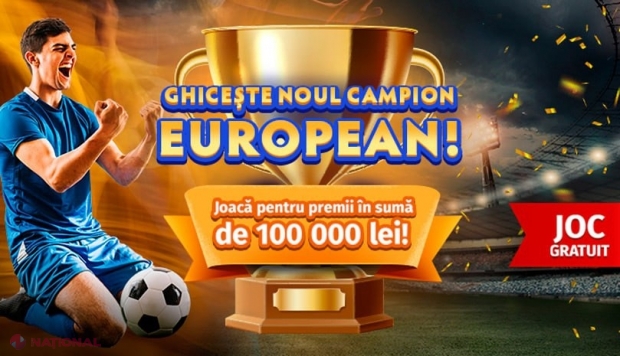 Joc de FOC pe 7777.md: Ghicește cine va deveni campion european de fotbal și CÂȘTIGĂ o excursie în țara campionilor