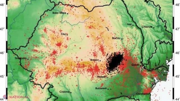 Un nou CUTREMUR în Vrancea. Ce magnitudine a avut și cât de adânc a fost seismul 