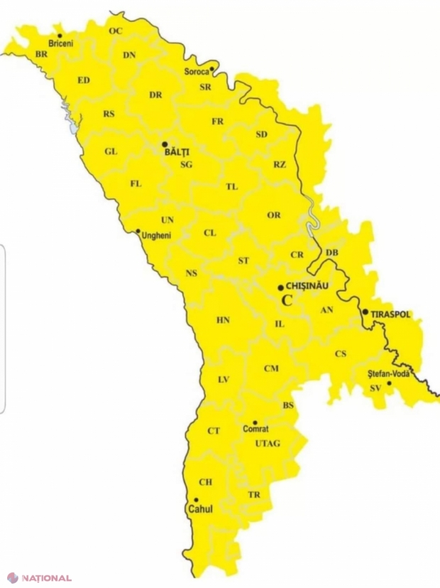 METEO // Cod galben de GER în R. Moldova: Ce temperaturi minime anunță SHS pentru 10 ianuarie