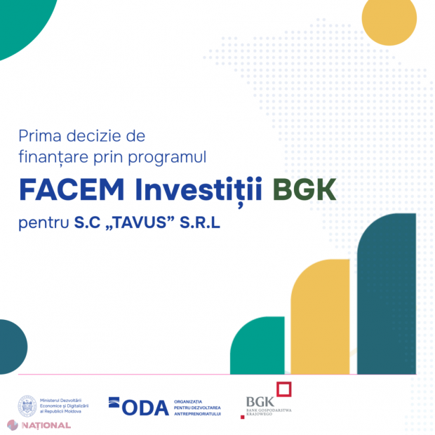 Primul pas către tranziția energetică: un antreprenor din Congaz primește finanțare pentru panouri solare prin programul FACEM Investiții BGK