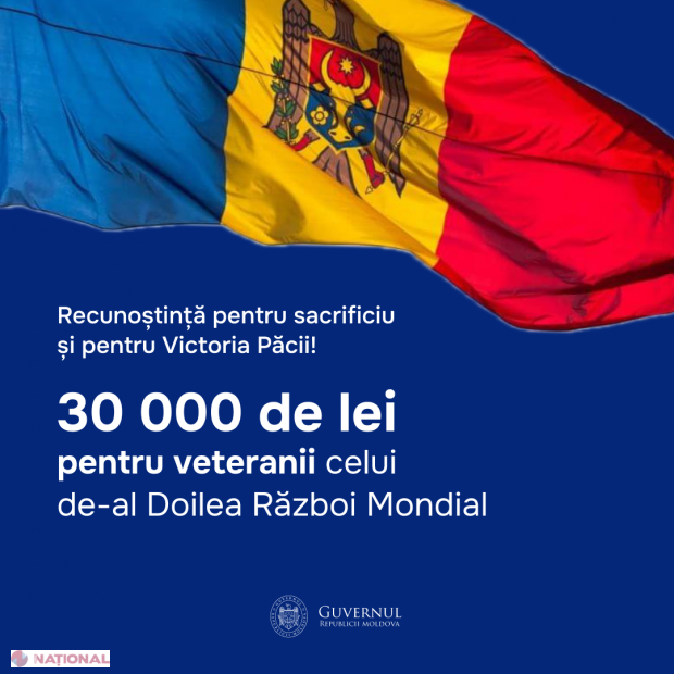 Ajutor financiar majorat pentru veteranii celui de-al Doilea Război Mondial: 30 de mii de lei pentru fiecare din cei rămași în viață