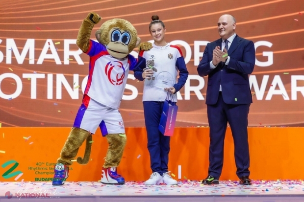 Campionatul European de Gimnastică Ritmică: Campioana R. Moldova, Emily Beznos, a obținut premiul „Shooting Star” 