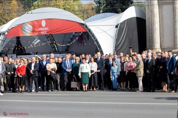 Chișinău, capitala vinului produs în podgoriile de pe malul stâng al Prutului, pe 1 și 2 octombrie 