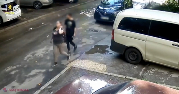 VIDEO // O femeie a fost URMĂRITĂ și prădată de un minor în plină stradă. Suspectul riscă să ajungă la pușcărie