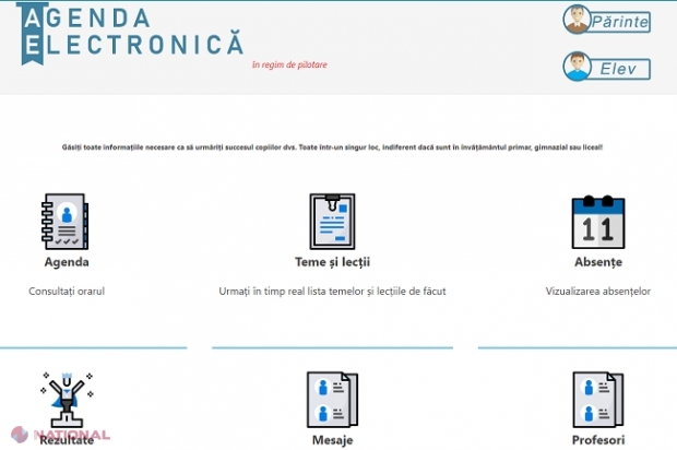 Agenda ELECTRONICĂ, testată în peste 400 de instituții de învățământ din R. Moldova: Părinții pot verifica în orice moment temele, notele sau absențele copiilor