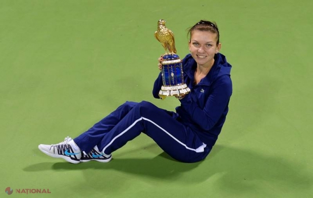 Fantastic: Reacţia Simonei Halep după ce a învins-o pe Kerber în finala de la Doha