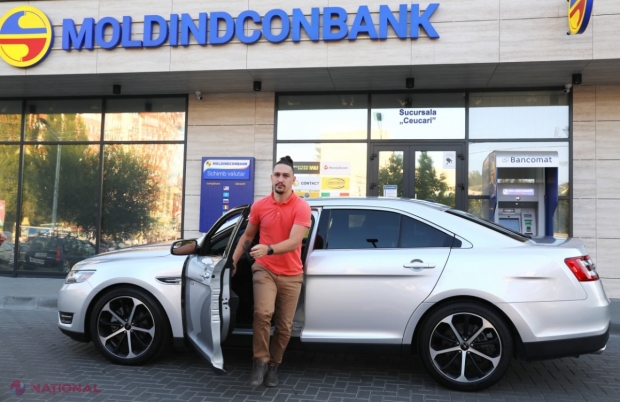 Un tânăr din capitală și-a cumpărat automobilul dorit cu un credit de la Moldindconbank