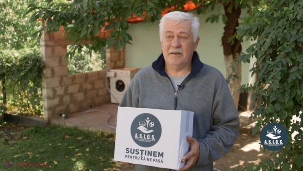 VIDEO, FOTO // „Susținem pentru că ne pasă”: A.S.I.C.S. a împărțit COLETE cu produse alimentare locuitorilor comunei Mereșeni, inclusiv familiilor de REFUGIAȚI