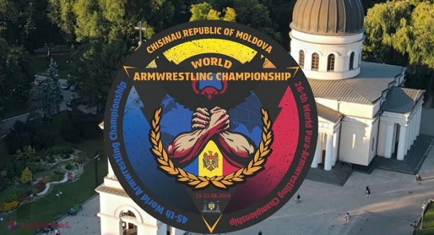 Chișinăul, capitala armwrestling-ului mondial: 1 500 de concurenți din 60 de state, așteptați în R. Moldova