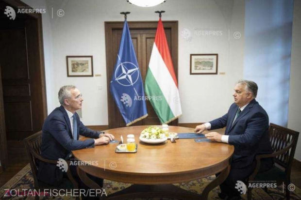 Ungaria nu va participa la viitoarele eforturi ale NATO de a-şi consolida ajutorul pentru Ucraina, dar nici nu se va opune: Discuții Orban - Stoltenberg 