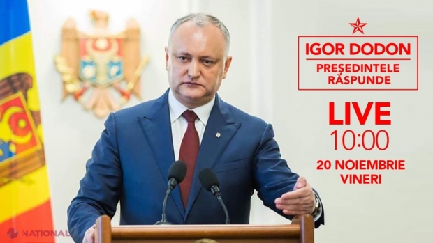 FOTO // Igor Dodon a introdus „STELUȚA” socialiștilor în Președinție: Nu vrea să renunțe la titulatura de „PREȘEDINTE”