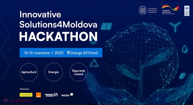 Specialiști din domeniile tehnologiilor, energiei, agriculturii și siguranței rutiere, dar și entuziaști care vor să contribuie la dezvoltarea durabilă a R. Moldova, invitați să se înscrie la un hackathon în cadrul căruia vor testa soluții inovative 