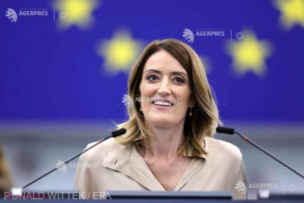 Roberta Metsola, aleasă preşedintă a Parlamentului European pentru doi ani şi jumătate