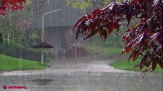 METEO // Ploi puternice până în dimineața zilei de joi, pe tot teritoriul R. Moldova