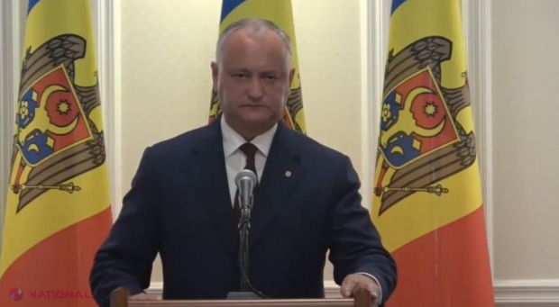 Parlamentul ar urma să fie DIZOLVAT. Dodon: „Cu cât mai repede, cu atât mai bine”