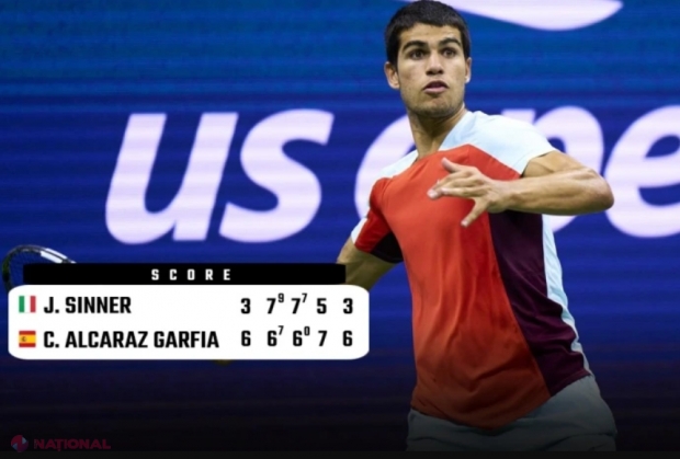 VIDEO // Carlos Alcaraz, noul STAR al tenisului mondial. Urmașul lui Nadal a câștigat un THRILLER incredibil de peste cinci ore cu Jannik Sinner! Care sunt semifinalele de la US Open