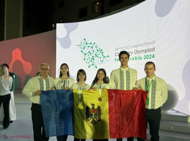 Două medalii și două mențiuni de onoare pentru R. Moldova la Olimpiada Internațională la Chimie