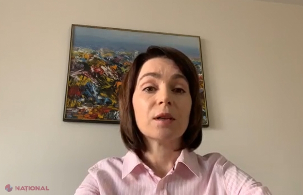 VIDEO // Maia Sandu, ACUZAȚII la adresa lui Dodon, în prima APARIȚIE PUBLICĂ după mai multe zile. „Președintele e îngrijorat de știrile FALSE, dar el este cel care FINANȚEAZĂ cele mai multe site-uri de știri false”