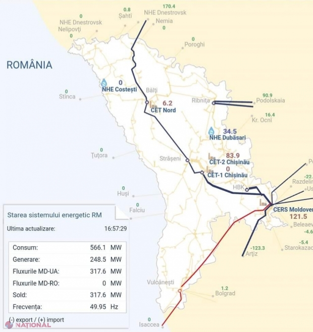 Bombardamentele rusești asupra Ucrainei au afectat şi sistemul energetic al R. Moldova: Vicepremierul Andrei Spînu explică ce se întâmplă 