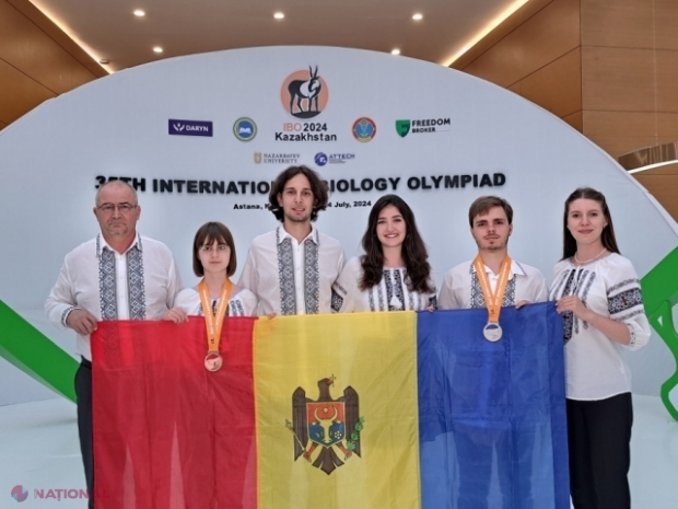 Elevi din Republica Moldova, premiați la Olimpiada Internațională la Biologie. Aceștia au obținut două medalii și o mențiune de onoare