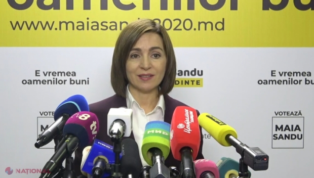 VIDEO // Președintele ales, Maia Sandu, a anunțat PRIORITĂȚILE sale în funcția de președinte și prima acțiune pe care o va face după ce îi va fi validat mandatul de șef al statului