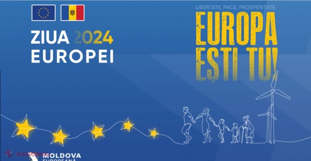 VIDEO // „Libertate, PACE, prosperitate – EUROPA ești tu!”: Delegația UE a pregătit un amplu PROGRAM pentru marcarea Zilei Europei 2024. La Chișinău urmează să ajungă și comisarul european Johannes Hahn