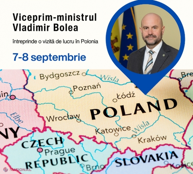 Vicepremierul Vladimir Bolea participă la Forumul Economic din Polonia, alături de lideri din peste 60 de state 