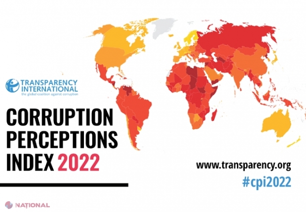 R. Moldova și-a îmbunătățit scorul ANTICORUPȚIE în 2022: A urcat 16 poziții în Indicele Percepției Corupției lansat de Transparency International pentru anul 2022