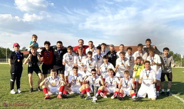 O nouă FORȚĂ în fotbalul din R. Moldova. Echipa AF „Radu Rebeja” a câștigat „Liga de Tinerat”, ediția 2023/2024 și va reprezentat R. Moldova, în PREMIERĂ, în UEFA Youth Champions League: „Suntem cea mai tânără echipă participantă”