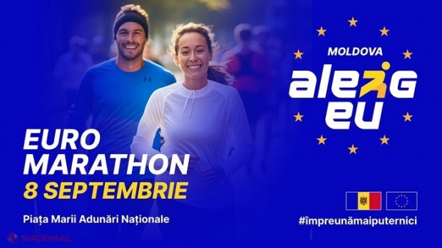 Euro Marathon 2024, în centrul Chișinăului: Premii pentru toți participanții