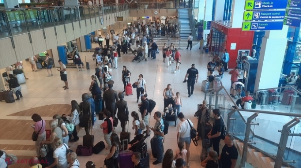 Unele poze cu situația „catastrofală” de la aeroport, publicate pe internet, „nu sunt actuale”: „E adevărat că sunt segmente de timp când terminalul aeroportuar se aglomerează, dar sunt luate măsuri de fluidizare a fluxului de pasageri”