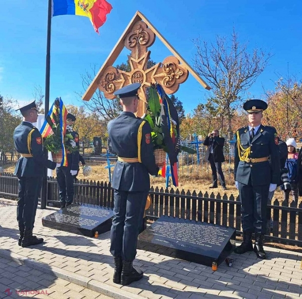 Parcela dedicată Eroilor români, din cimitirul localității Tomai, SFINȚITĂ: „Armata Română nu își uită eroii înhumați în pământul republicii noastre”