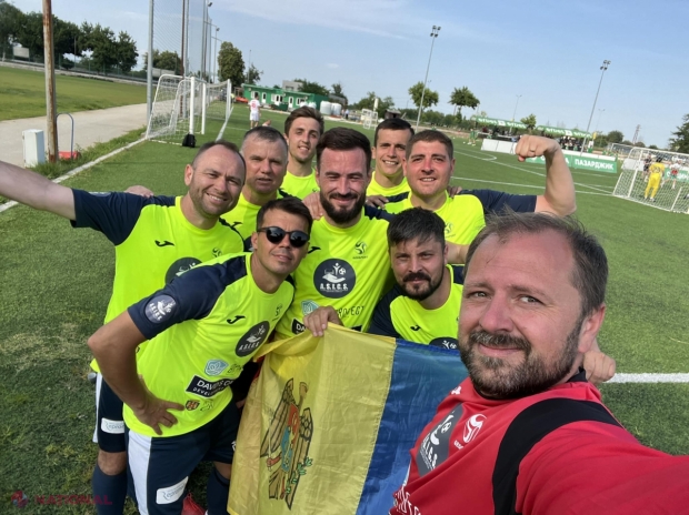 Jurnaliștii sportivi din R. Moldova continuă să câștige TROFEE pe arena internațională. Echipa APSM de fotbal a câștigat medaliile de AUR la Campionatul Ţărilor Est-Europene şi Balcanice