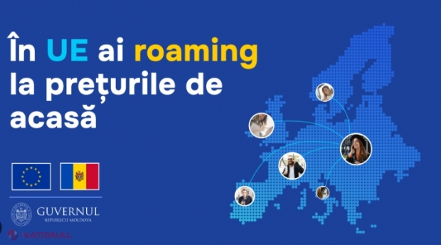 Tarifele de roaming cu statele UE, eliminate treptat timp de cinci ani: Guvernul face primul pas și plafonează tarifele de roaming pentru utilizatorii din R. Moldova care călătoresc în statele UE