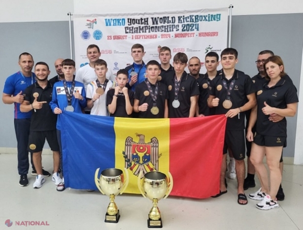 SUCCES // 18 medalii pentru luptătorii de kickboxing oriental din R. Moldova, la Campionatul Mondial desfășurat la Budapesta