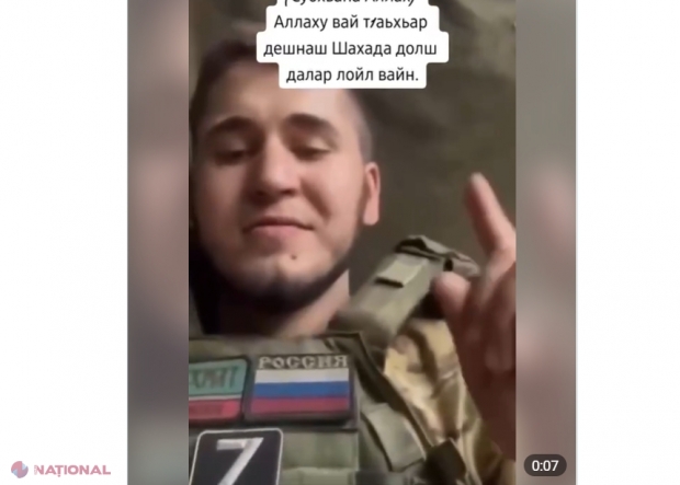 VIDEO // Militarii din trupele lui Kadîrov, OBSEDAȚI de rețelele de socializare. Un luptător  și-a filmat ultimele clipe din viață, înainte să fie spulberat de un obuz ucrainean