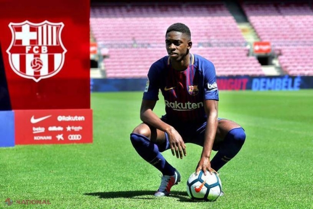 Imaginile care i-au făcut pe fanii Barçei să se întrebe cât costă cu adevărat Dembele! Noul star de pe Camp Nou „l-a copiat” pe Paulinho şi a „ratat” prezentarea oficială