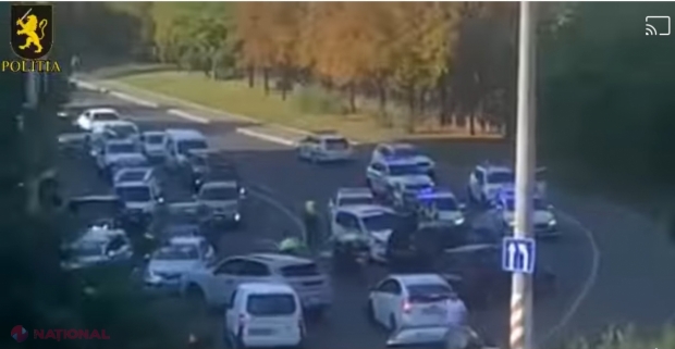 VIDEO // Urmărire ca în filme pe străzile din Chișinău: Cine este șoferul după care au gonit numeroase echipaje de Poliție, până a fost prins pe strada Tiraspol