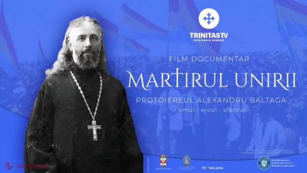 INVITAȚIE // Filmul documentar „Martirul Unirii”, dedicat Sfântului Preot Mucenic Alexandru Baltaga din Basarabia, lansat la Chișinău