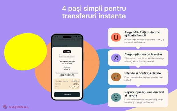 Sistemul MIA Plăți Instant, accesibil și pentru mediul de afaceri: Antreprenorii vor putea efectua plăți imediate și la costuri reduse, indiferent de bancă. Ce comisioane vor fi percepute