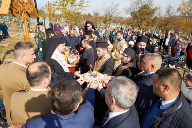 GALERIE FOTO // Odihnă de veci demnă pentru zeci de militari români, căzuți la datorie pentru eliberarea Basarabiei: Parcela Eroilor români din Cimitirul ortodox al localității Tomai, reinaugurată