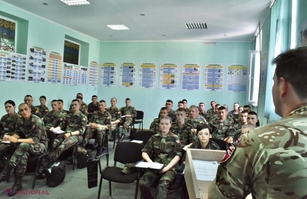 Studenții militari din R. Moldova, instruiți de o echipă din Marea Britanie