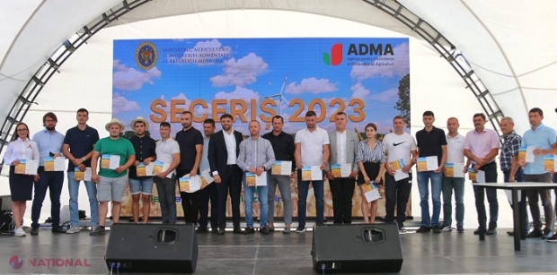 Aproape 200 de agricultori din R. Moldova, premiați la sfârșitul campaniei de recoltare: Peste patru tone de grâu per hectar