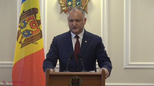 Președintele Dodon: „Eu nu aș spune că ceea ce am văzut azi este un pas spre o coaliție PSRM-PD. Șansele sunt 50 la 50 pentru anticipate”