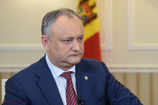 Dodon, supărat pe ședința din Parlamentul României dedicată celor 100 de ani de la Unirea cu Basarabia: „Noi nu dorim să ajungem la situația în care moldovenii vor considera statul vecin ca stat dușman”