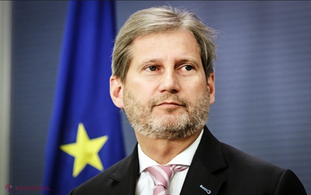 VIDEO // Comisarul european Johannes Hahn, la Chișinău: „În cazul în care se vor produce alegeri anticipate, există riscul suspendării programului de asistență financiară externă pentru R. Moldova”