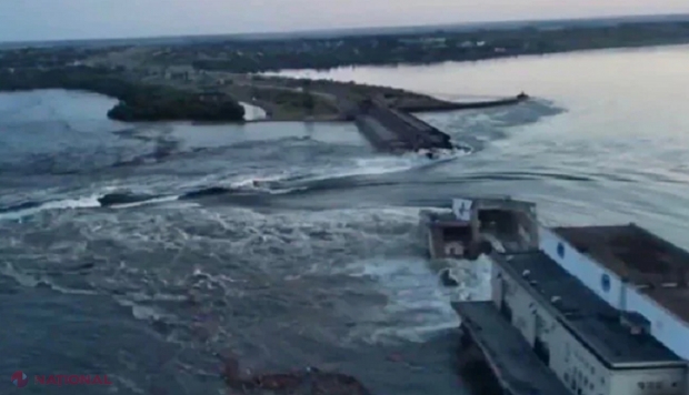 ​VIDEO // O nouă DOVADĂ că rușii ar fi aruncat în aer centrala hidroelectrică și barajul Kakhovka. „Nu ucrainenii sunt cei care au lovit. Grupul nostru de sabotaj este acolo”